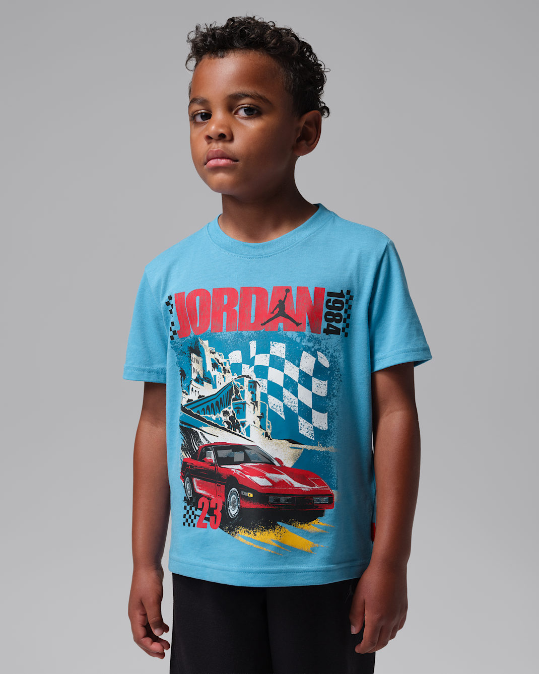 Jordan Little Kids' Brooklyn Auto '84 T-Shirt - Blue Beyond
