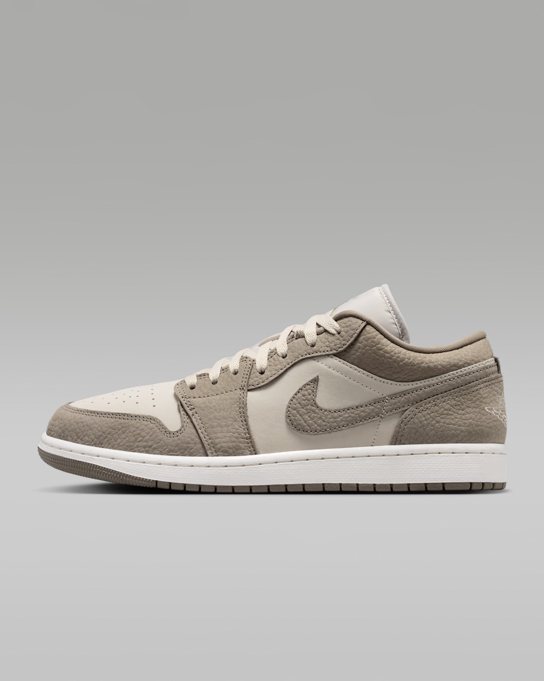 Air Jordan 1 Low Men's Shoes - Olive Grey/Cream II/Silver Sage/Olive Grey