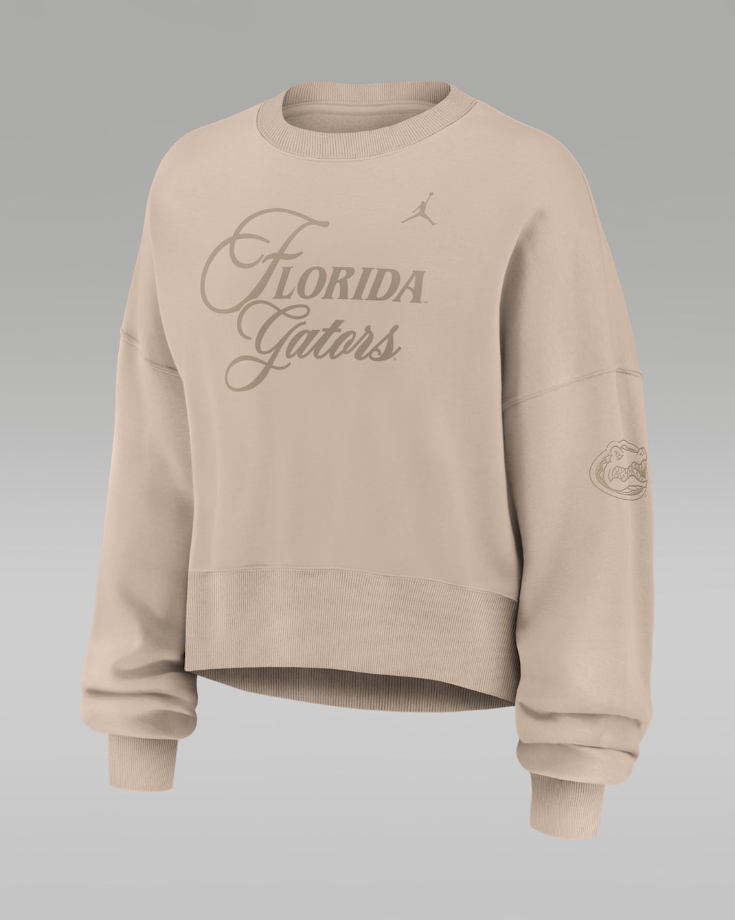 Florida Neutral Stance Collection Phoenix Women's Jordan Brand College Oversized Pullover Hoodie - Tan/Beige