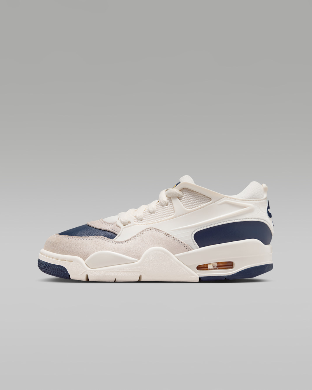 Air Jordan 4 RM Schuh (ältere Kinder) - Sail/Phantom/University Gold/Midnight Navy
