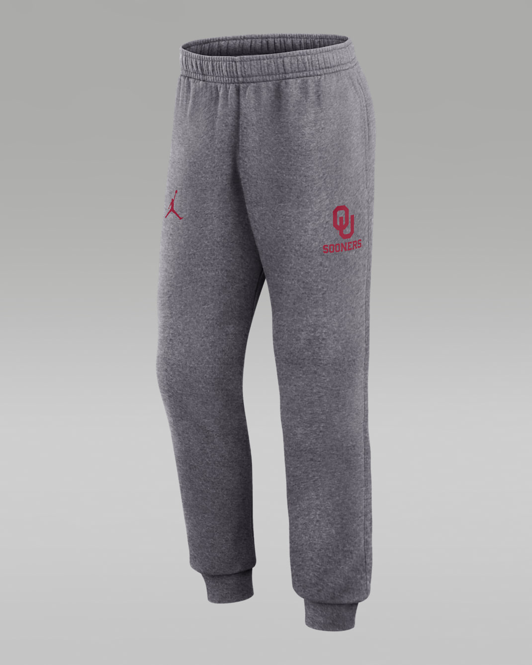 Joggers universitarios Jordan para hombre Oklahoma Sooners Primetime Club - Gris jaspeado