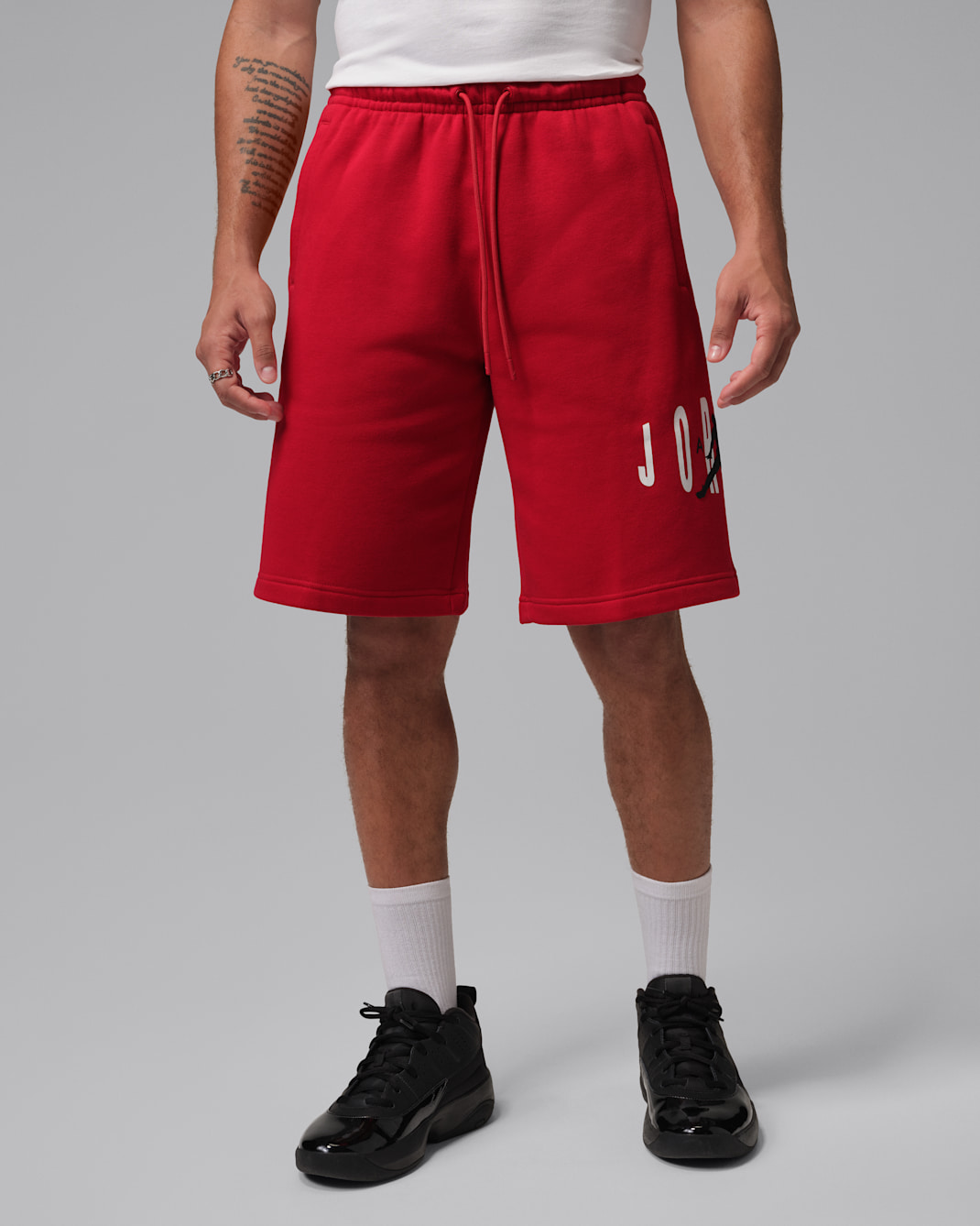 Jordan Brooklyn Fleece Men's Shorts - Gym Red/Black
