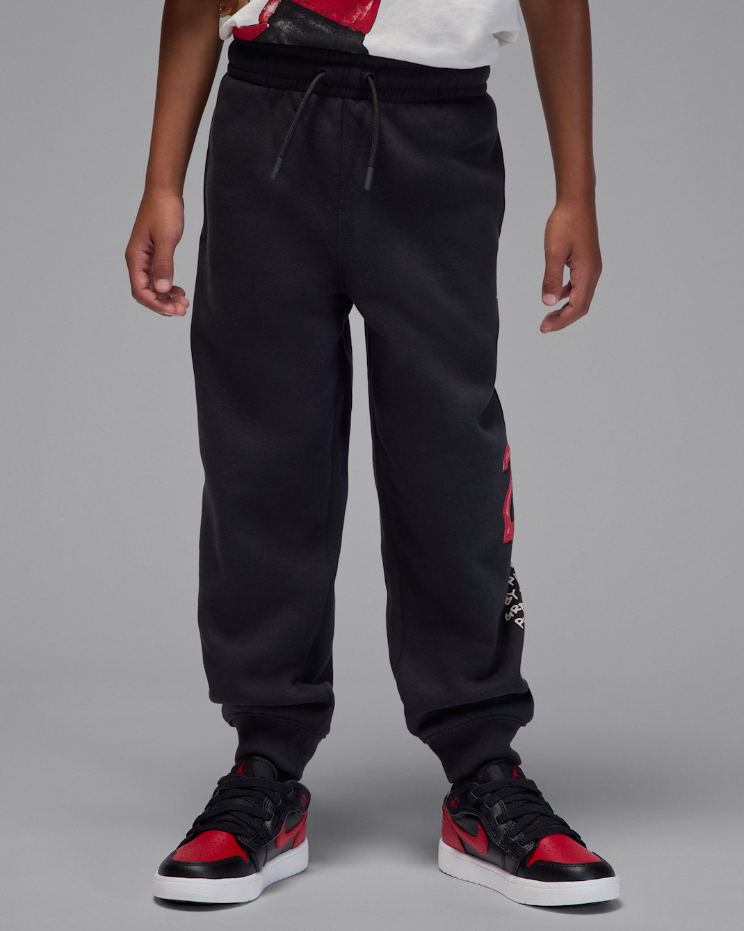 Pants de tejido Fleece Sketch para niños talla pequeña Jordan - Sombrío apagado