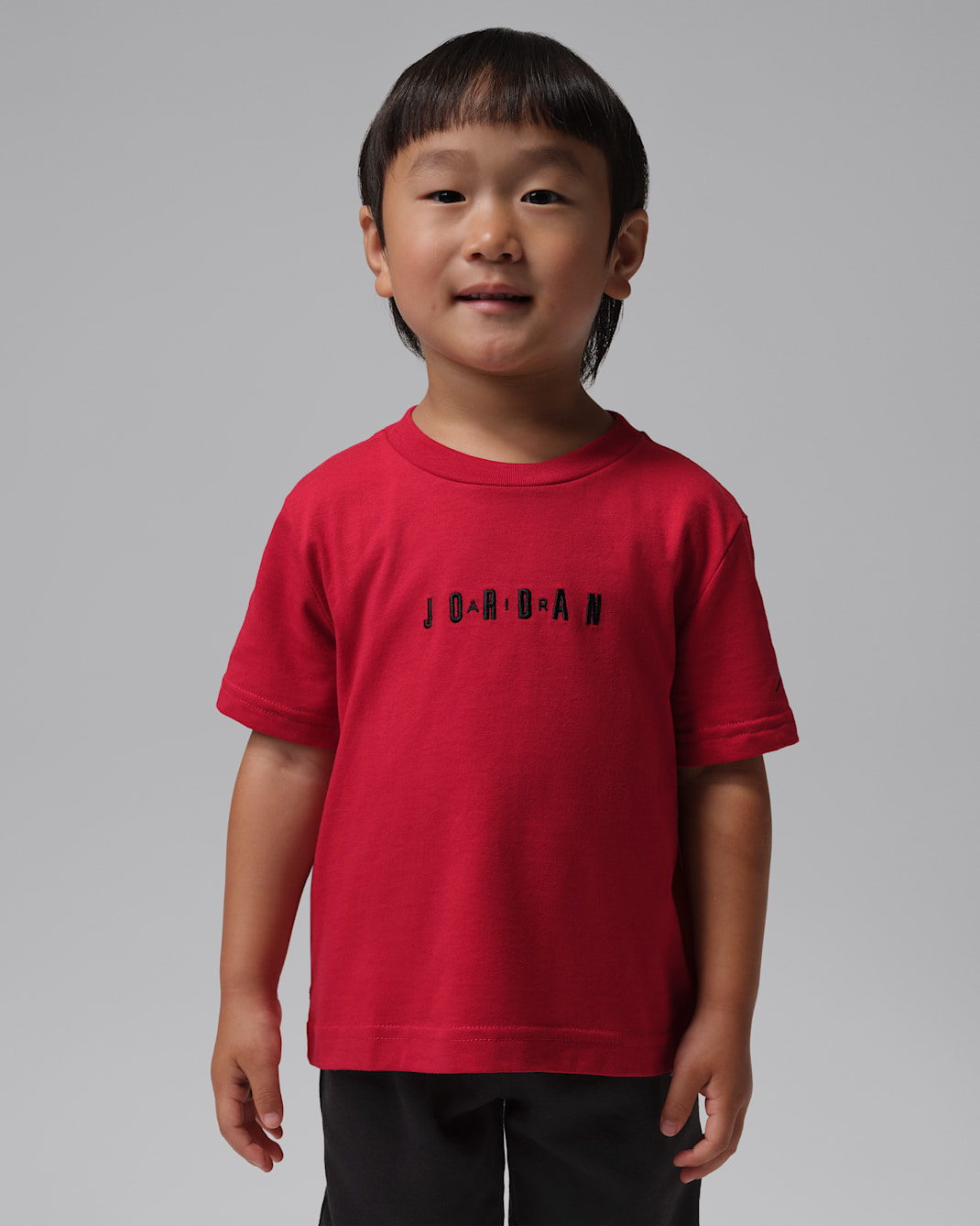 Jordan Toddler Wordmark Embroidered T-Shirt - Gym Red