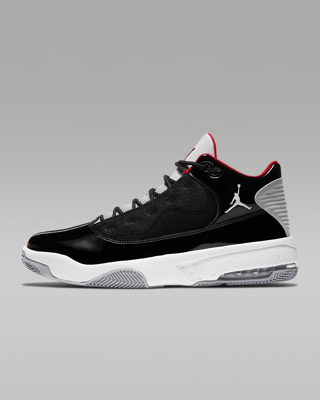 Jordan Max Aura 2 Men's Shoe - Black/White/Wolf Grey/Gym Red