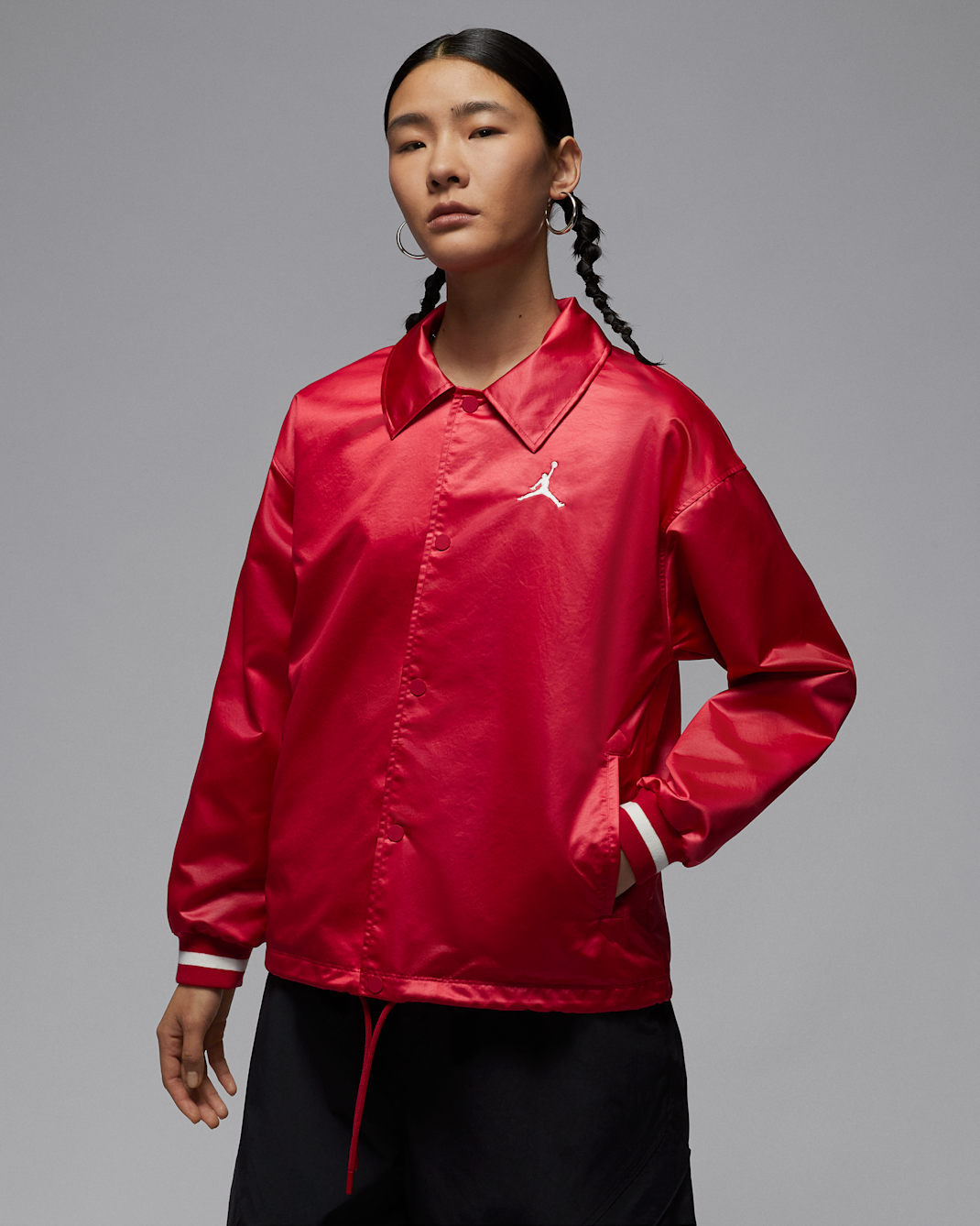 Jordan Women's Coaches Jacket - Varsity Red/Sail