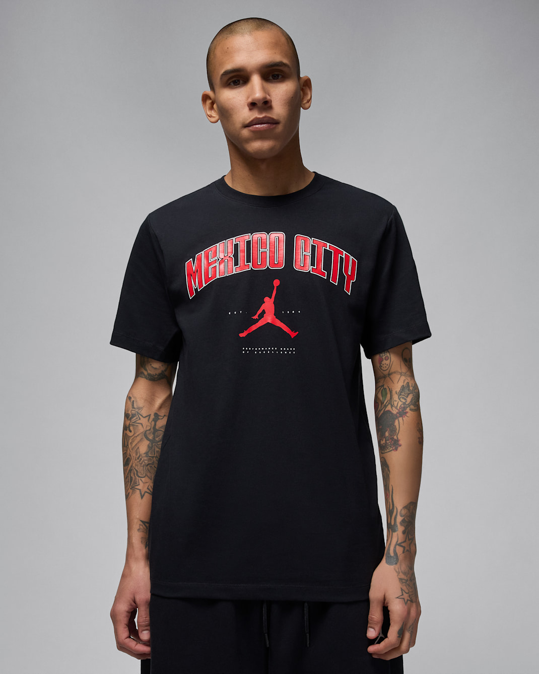 Playera para hombre Mexico City Jordan - Negro