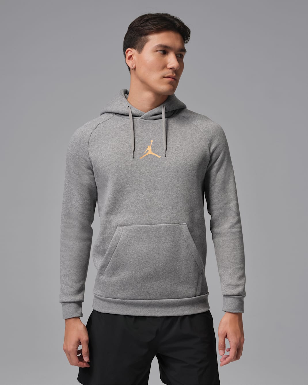 ジョーダン ソフトバンク ウィンターカップ 2025 メンズ グラフィック パーカー - カーボンヘザー