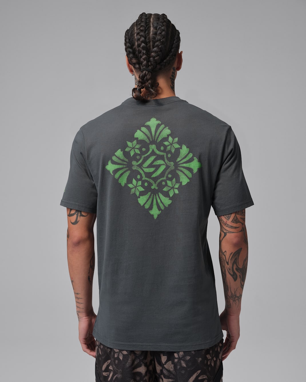 Luka Men's T-Shirt - Anthracite/Scream Green