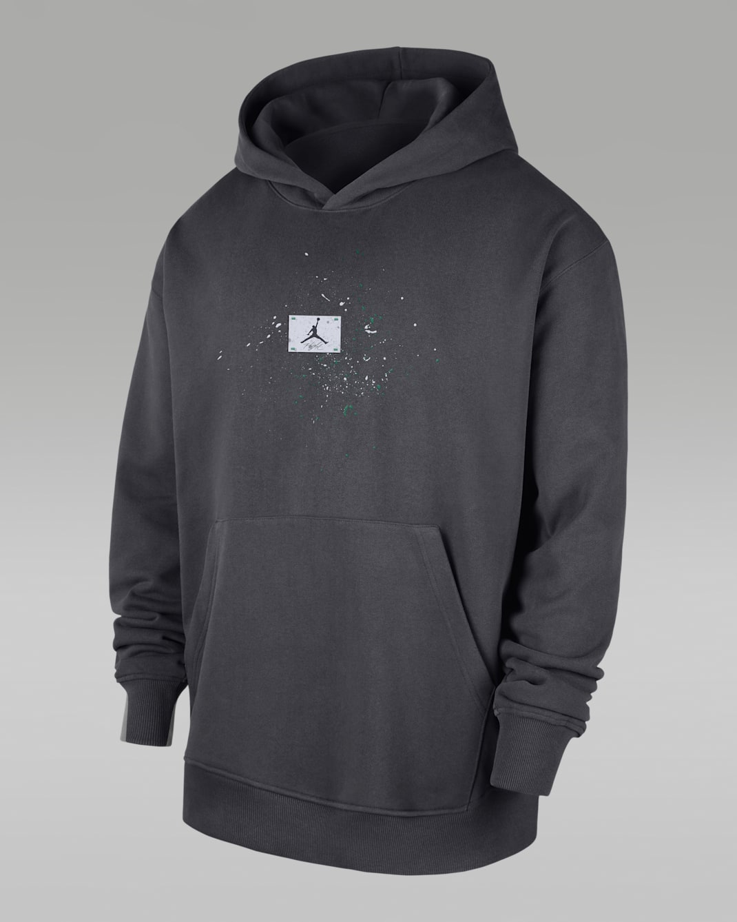 Boston Celtics Jordan Basketball Flight Fleece-Hoodie für Herren - Anthracite/Clover