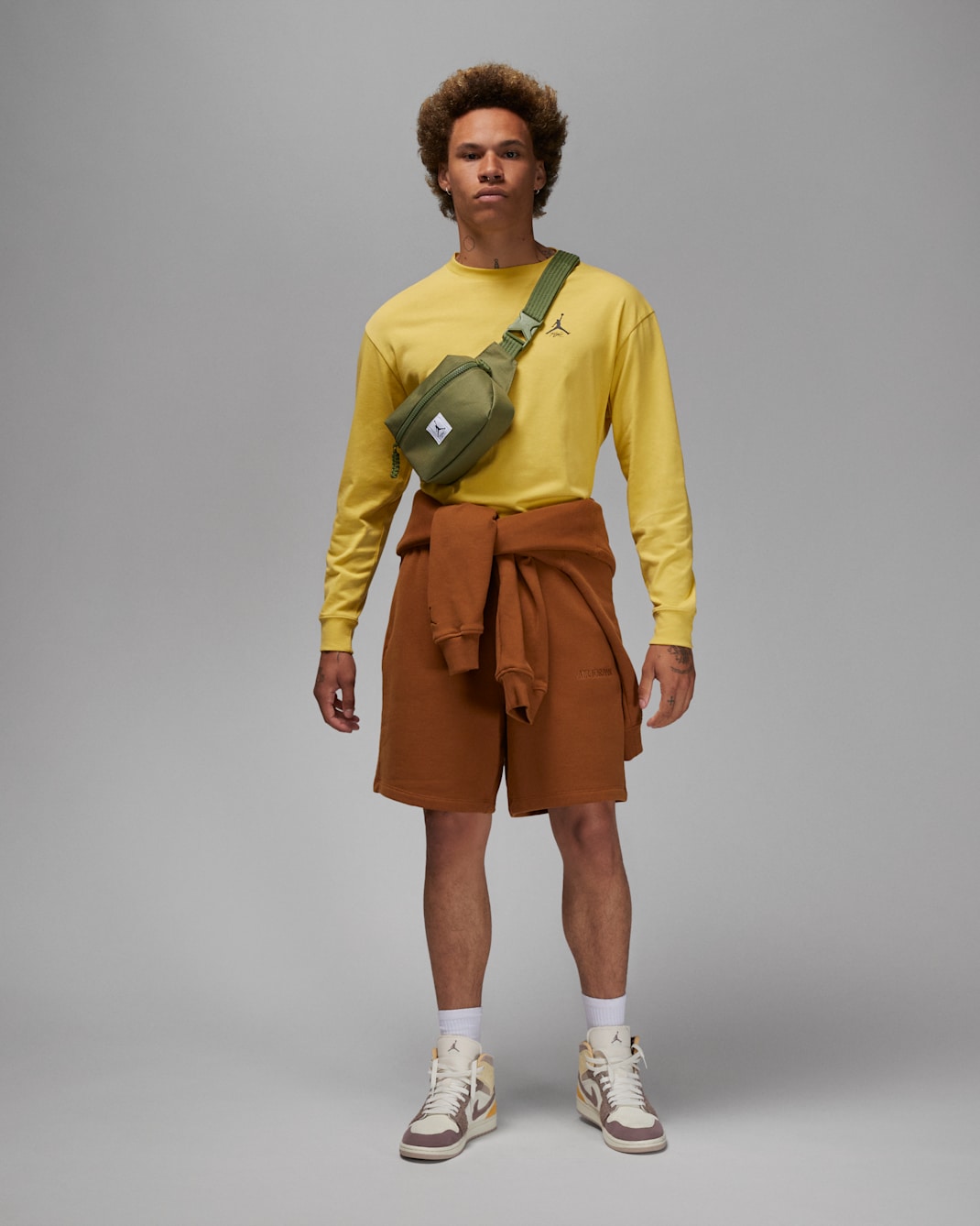 Jordan Flight Crossbody Crossbody Bag (2L) - Sky J Light Olive