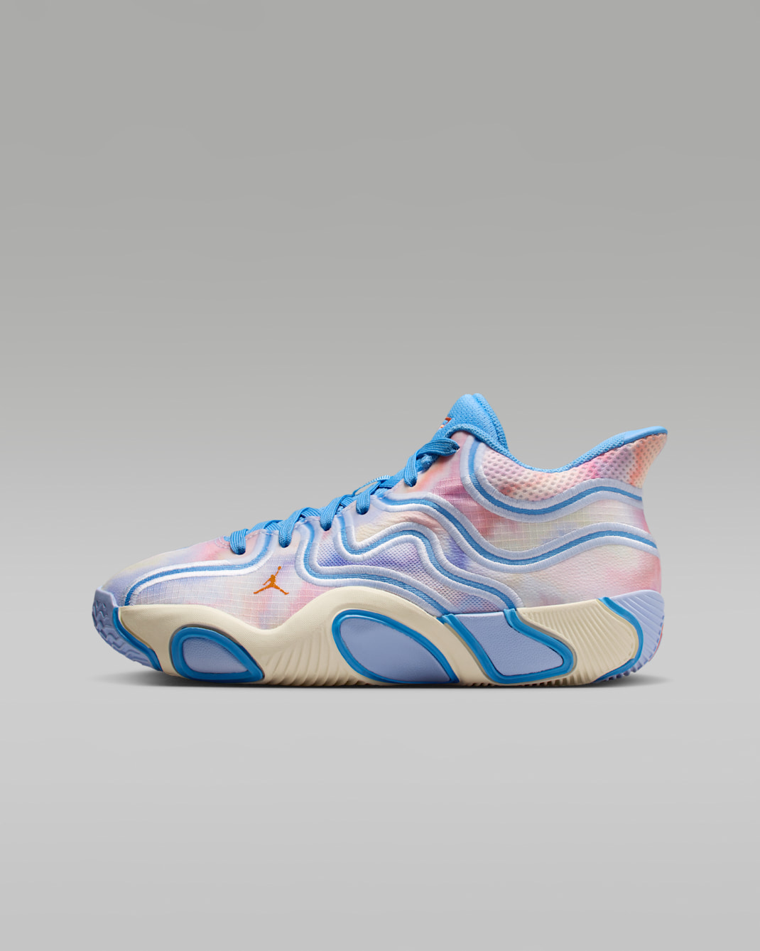 Tatum 3 Older Kids' Basketball Shoes - University Blue/Pale Ivory/Royal Tint/Camellia