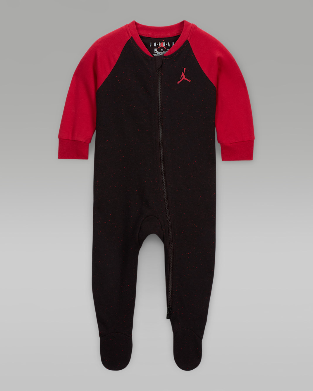 Mono completo para bebé Jumpman Nep Jordan (de 0 a 9 meses) - Negro