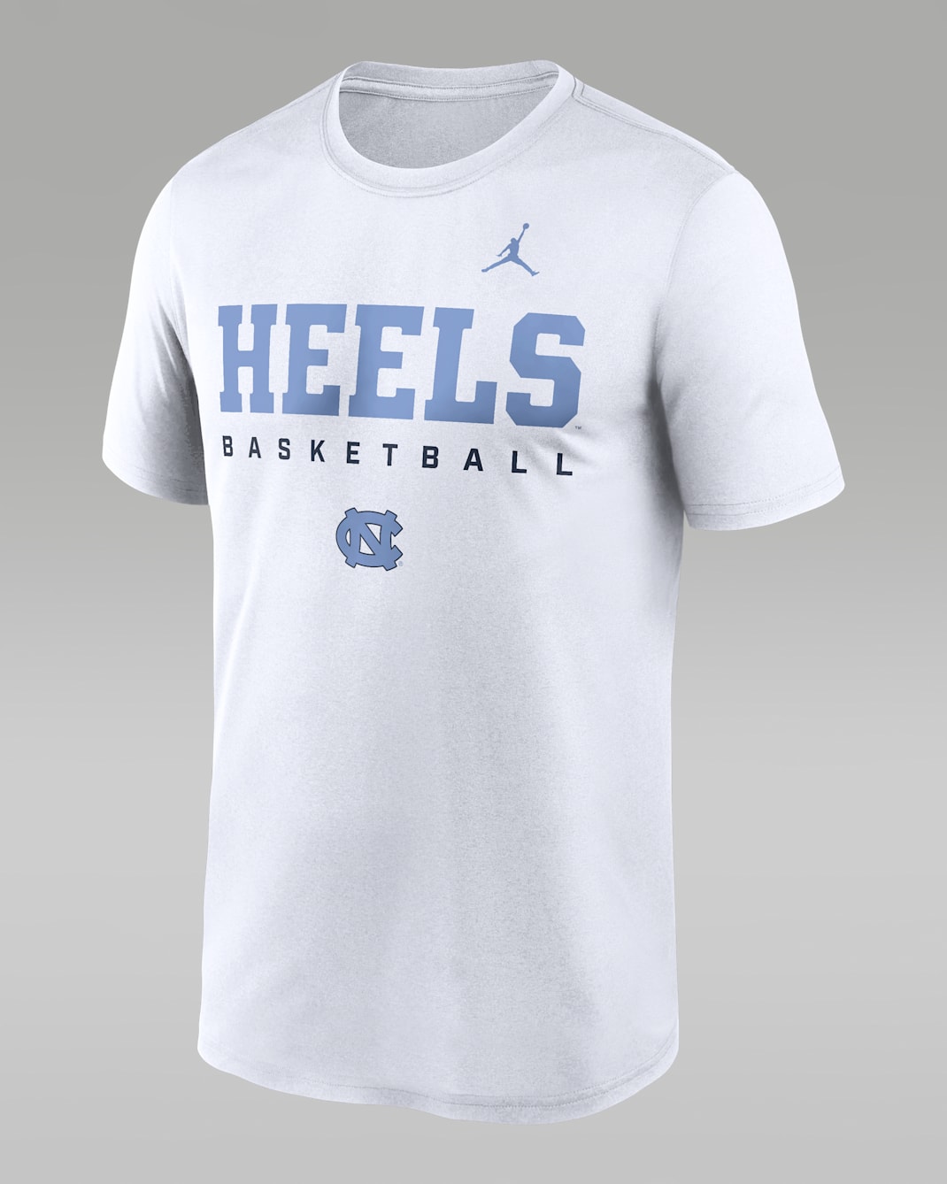 North Carolina Courtside Basketball Legend Men's Jordan Brand Dri-FIT College T-Shirt - White