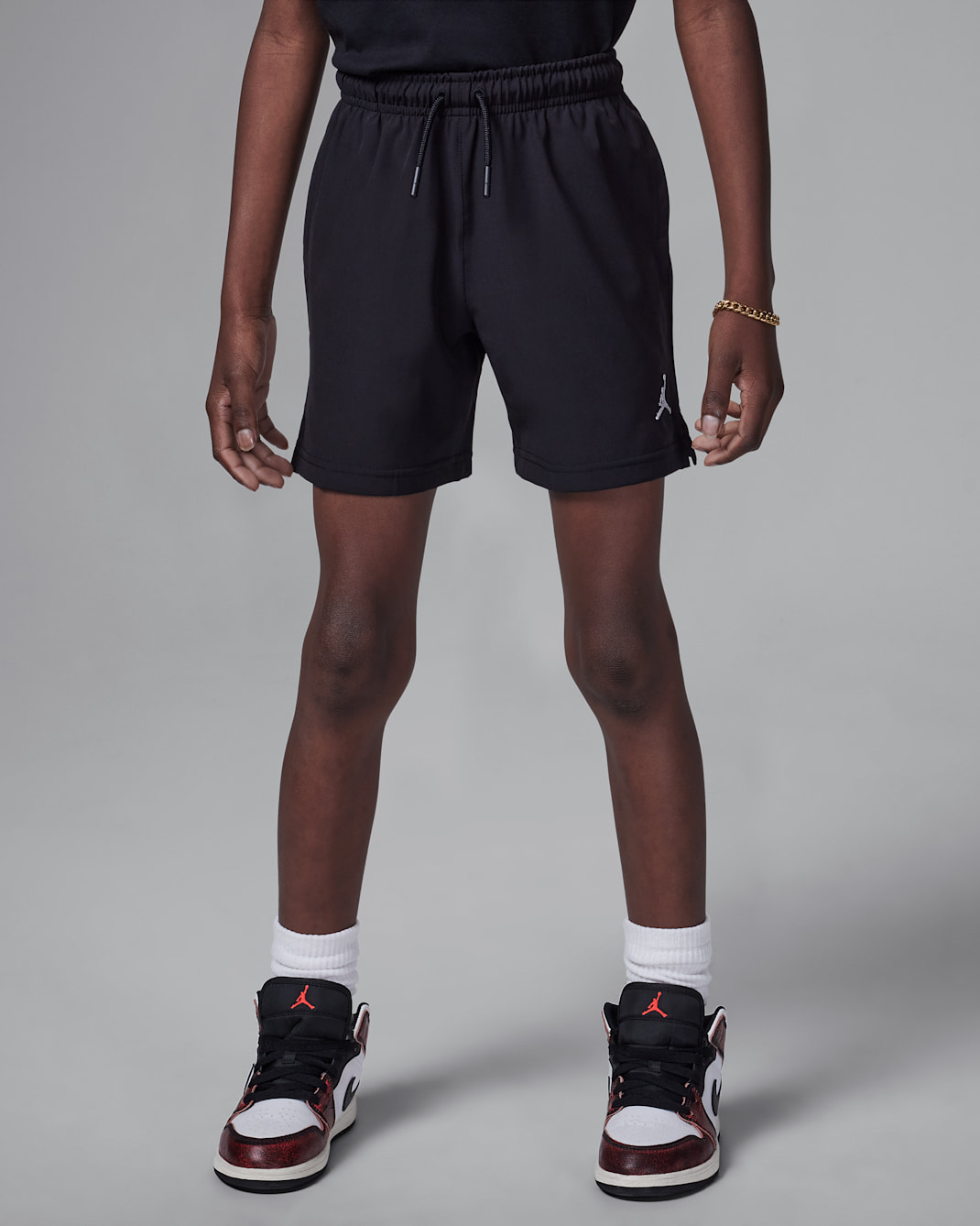Jordan Little Kids' Jumpman Woven Play Shorts - Black