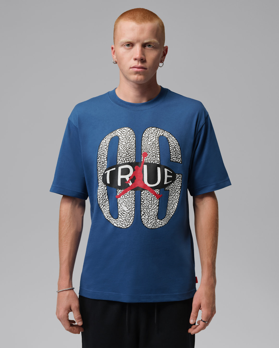 Jordan Brooklyn Camiseta - Hombre - True Blue