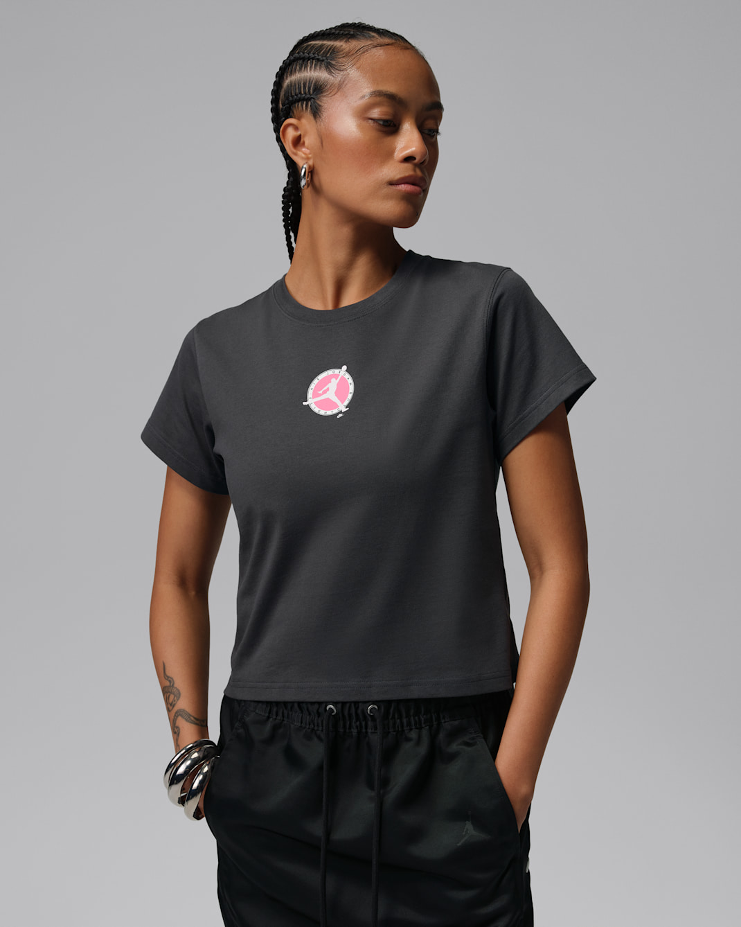 Jordan Brooklyn Women's Graphic T-Shirt - Anthracite