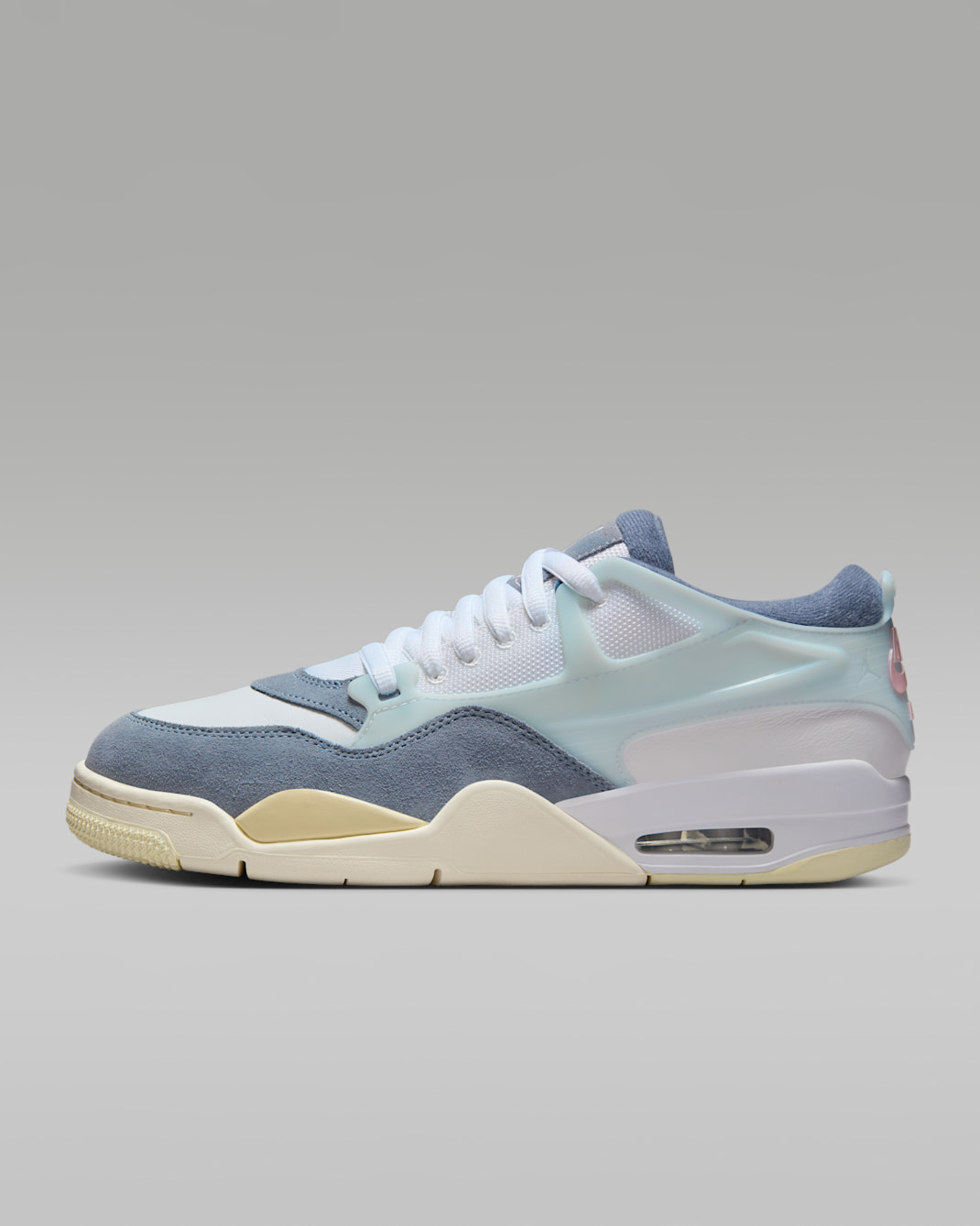 Air Jordan 4 RM Men's Shoes - White/Diffused Blue/Ashen Slate/Prism Pink