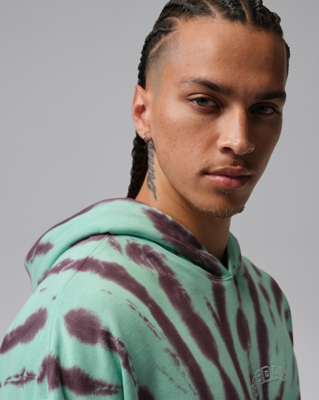 Jordan Brooklyn Fleece Men's Tie-Dye Pullover Festival Hoodie