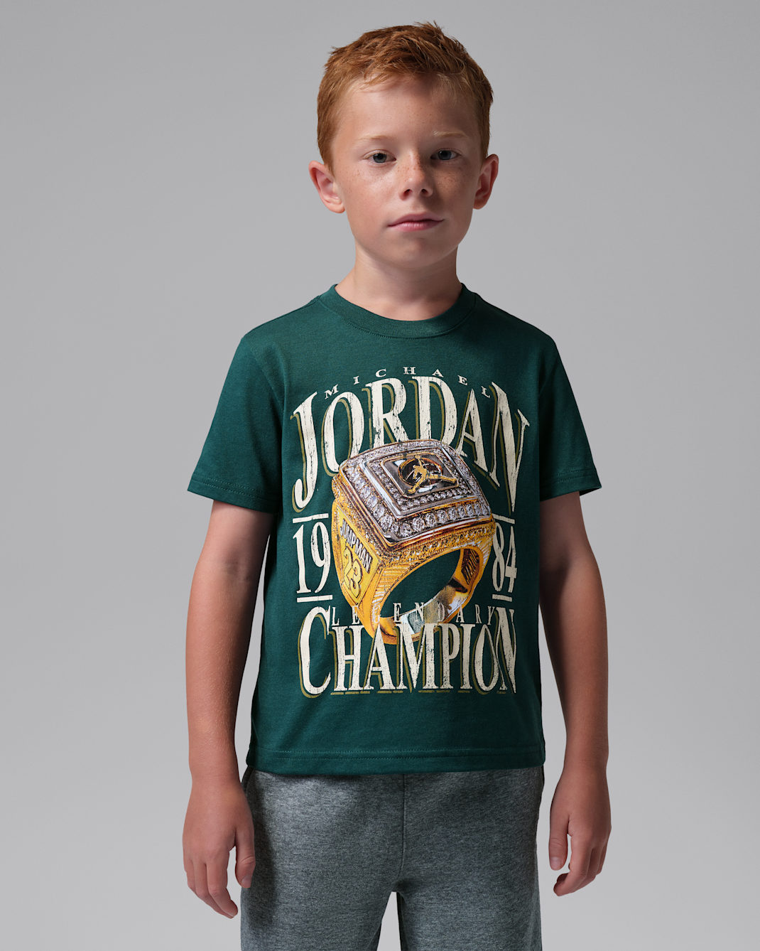 Jordan Little Kids' Legendary Champion T-Shirt - Midnight Spruce