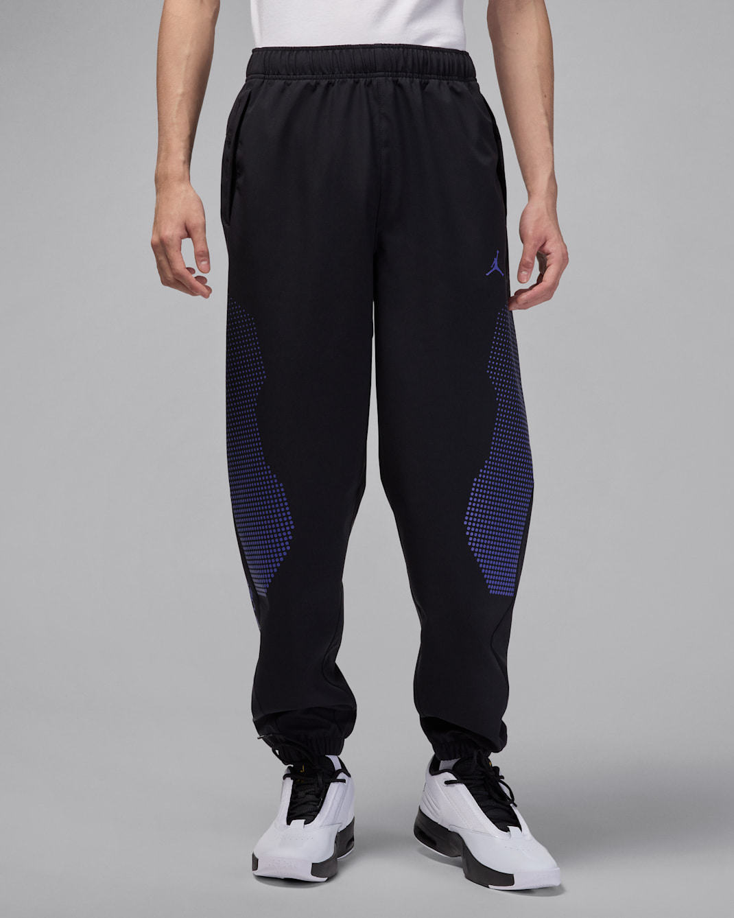 Jordan Sport JAM Men's Warm-Up Pants - Black/Purple Comet