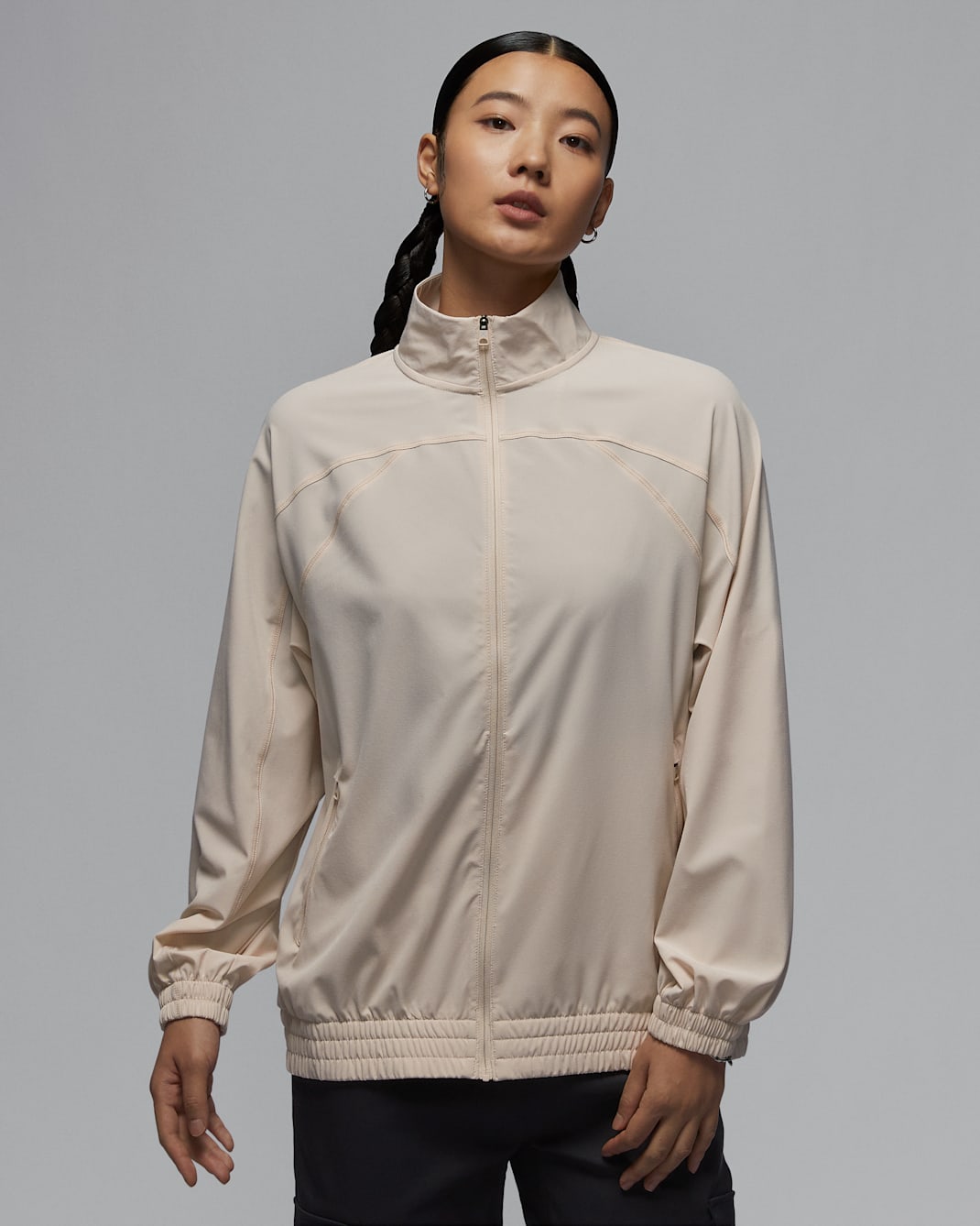 Jordan Dri-FIT Sport Women's Woven Jacket - Legend Light Brown/Legend Medium Brown