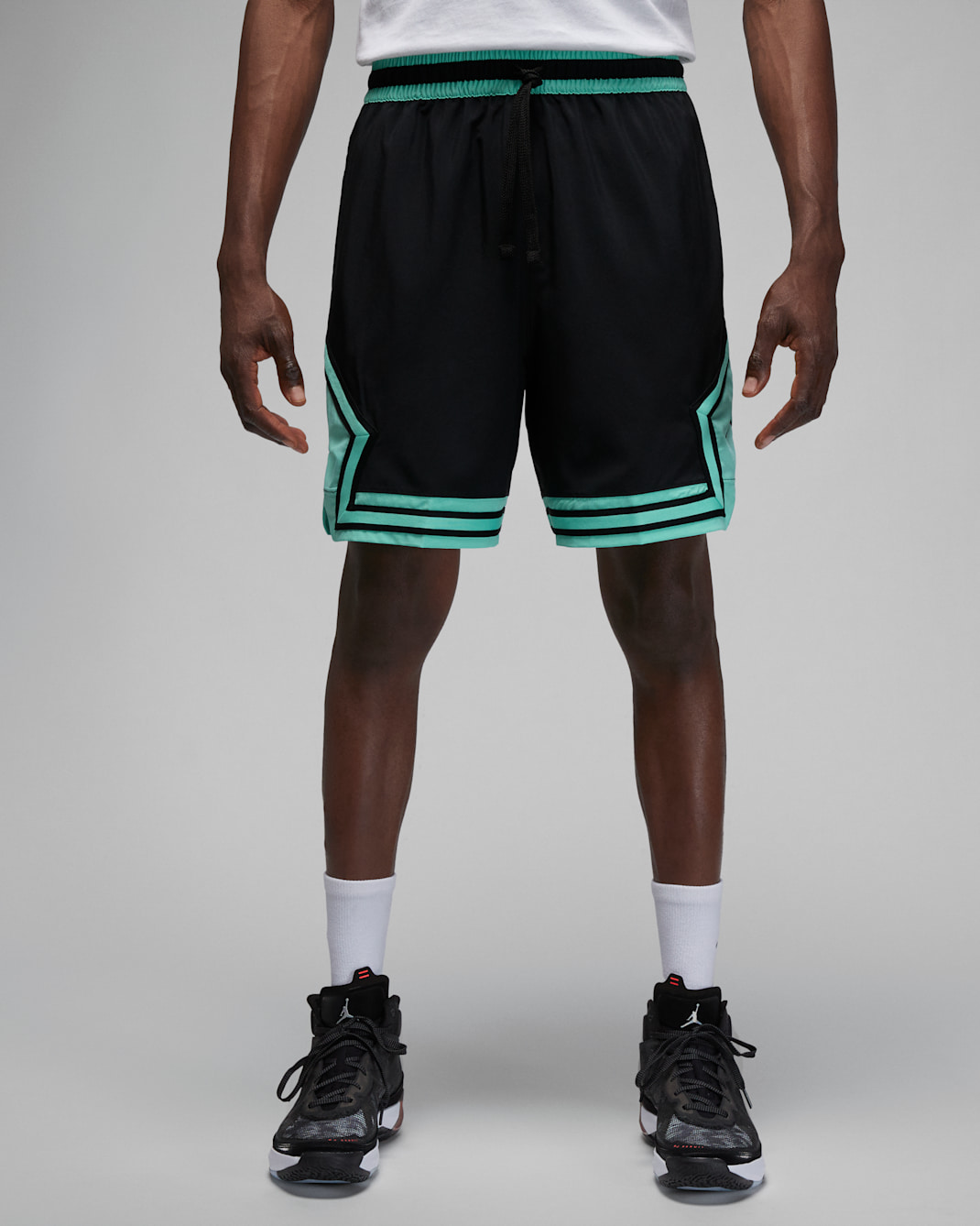 Jordan Dri-FIT Sport Men's Woven Diamond Shorts - Black/Tropical Twist/Black