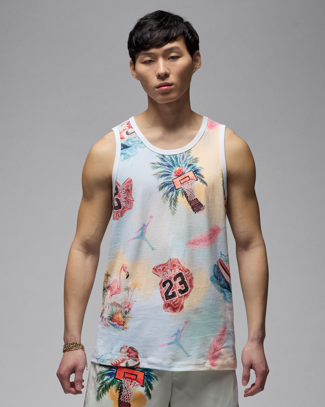 Jordan Flight Essentials Men's Tank Top - White/Black