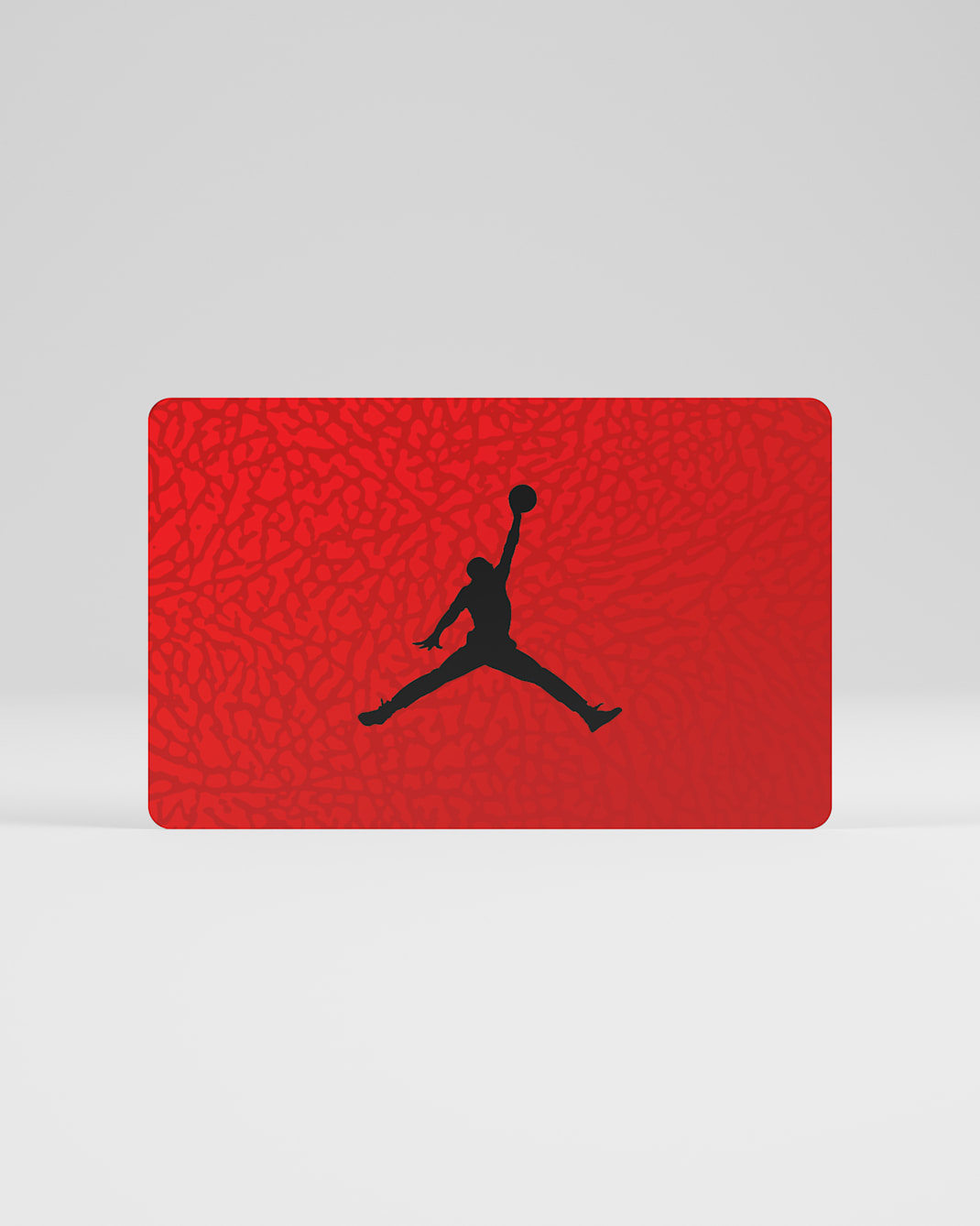 La tarjeta de regalo Nike se envía por correo en una minicaja de tenis Nike - Rojo