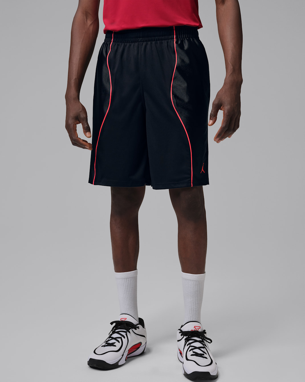 Jordan Sport Men's Dri-FIT Y2K Shorts - Black/Infrared 23/Black