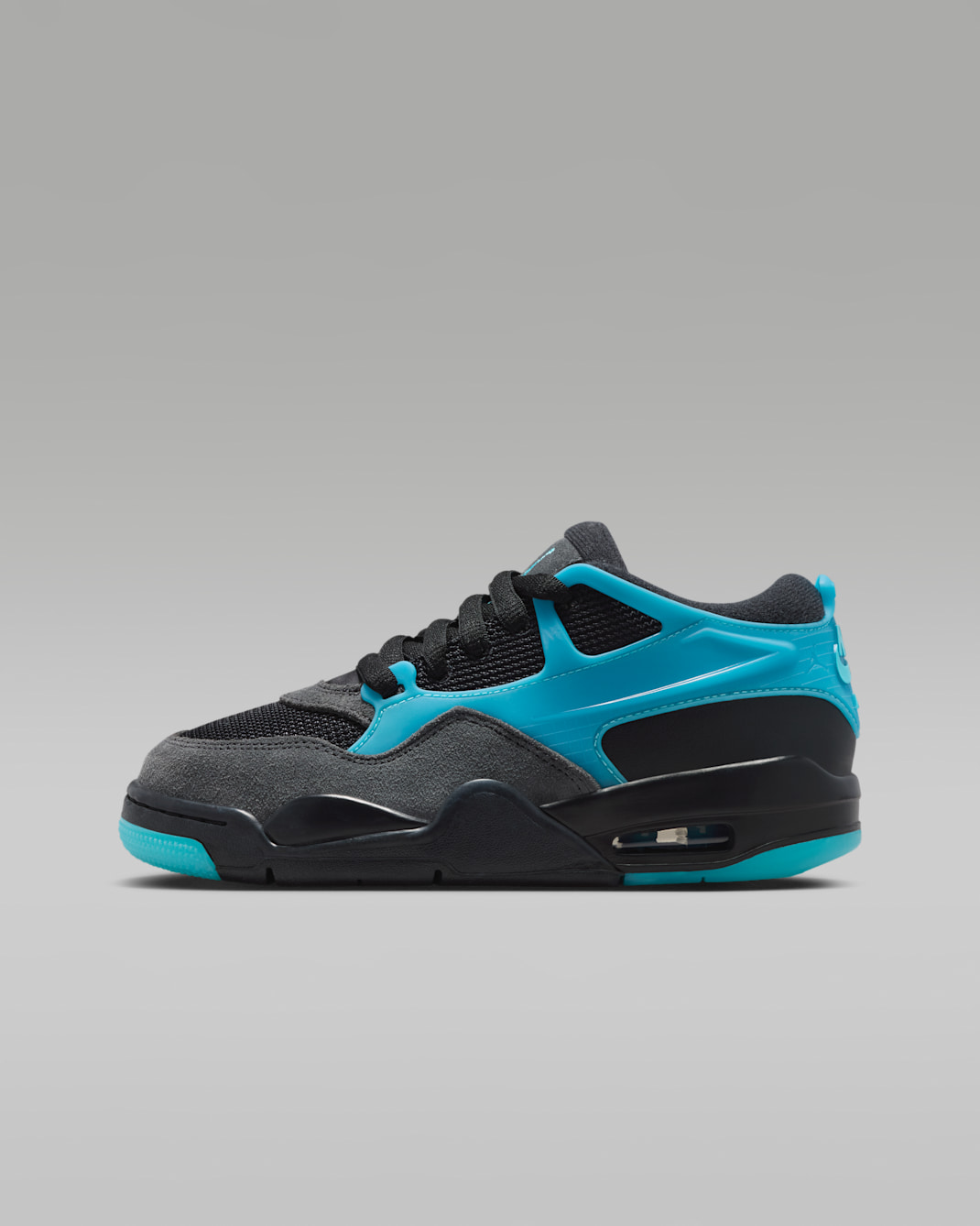 Air Jordan 4 RM Big Kids' Shoes - Black/Anthracite/Gamma Blue