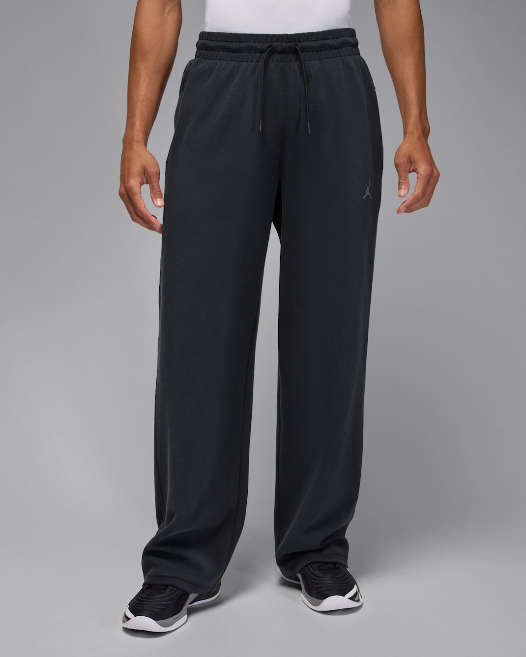 Jordan Sport Hoop Fleece Men's Dri-FIT Trousers - Black/Dark Shadow