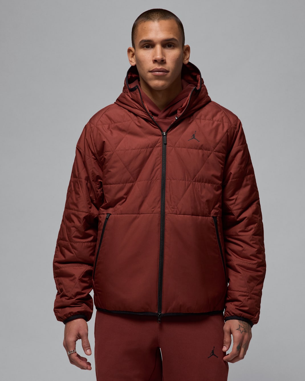 Jordan Sport Men's Therma-FIT Jacket - Dark Pony/Black