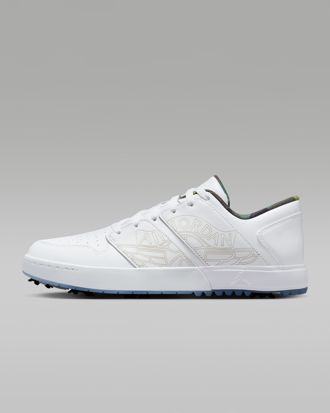 Jordan NU Retro 1 G Golf Shoes - White/White/White