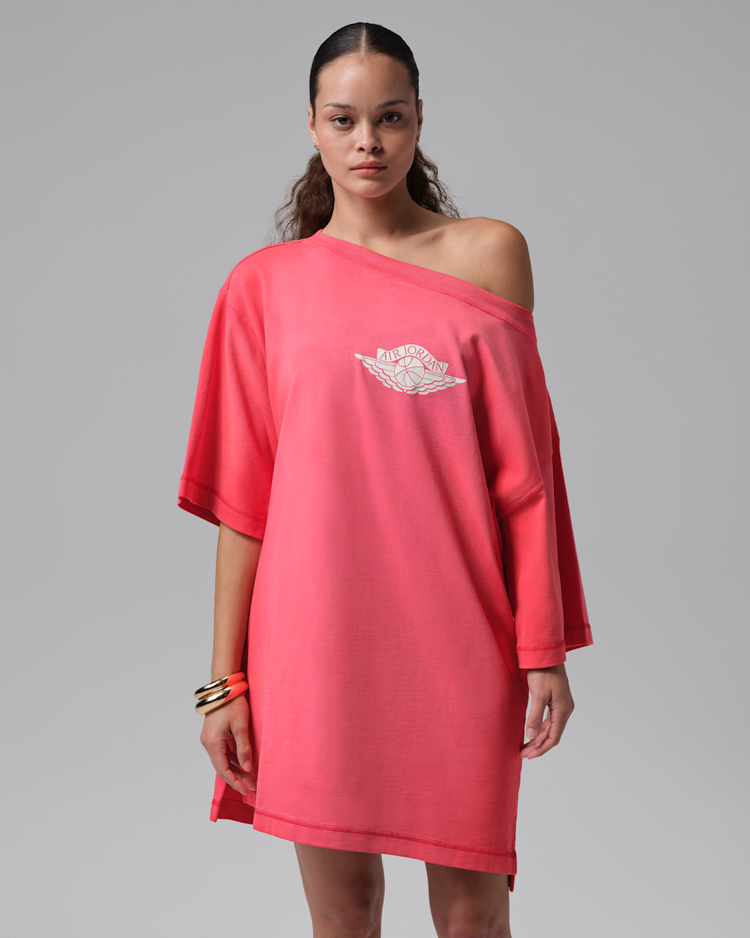 Vestido playera para mujer Jordan Flight - Rojo pista/Vela/Rojo genuino