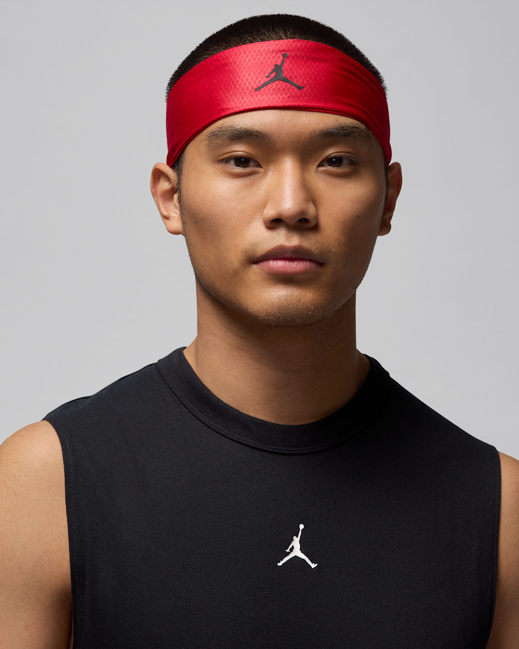 Jordan Performance Sport Dri-FIT Adjustable Headband - Gym Red/Black
