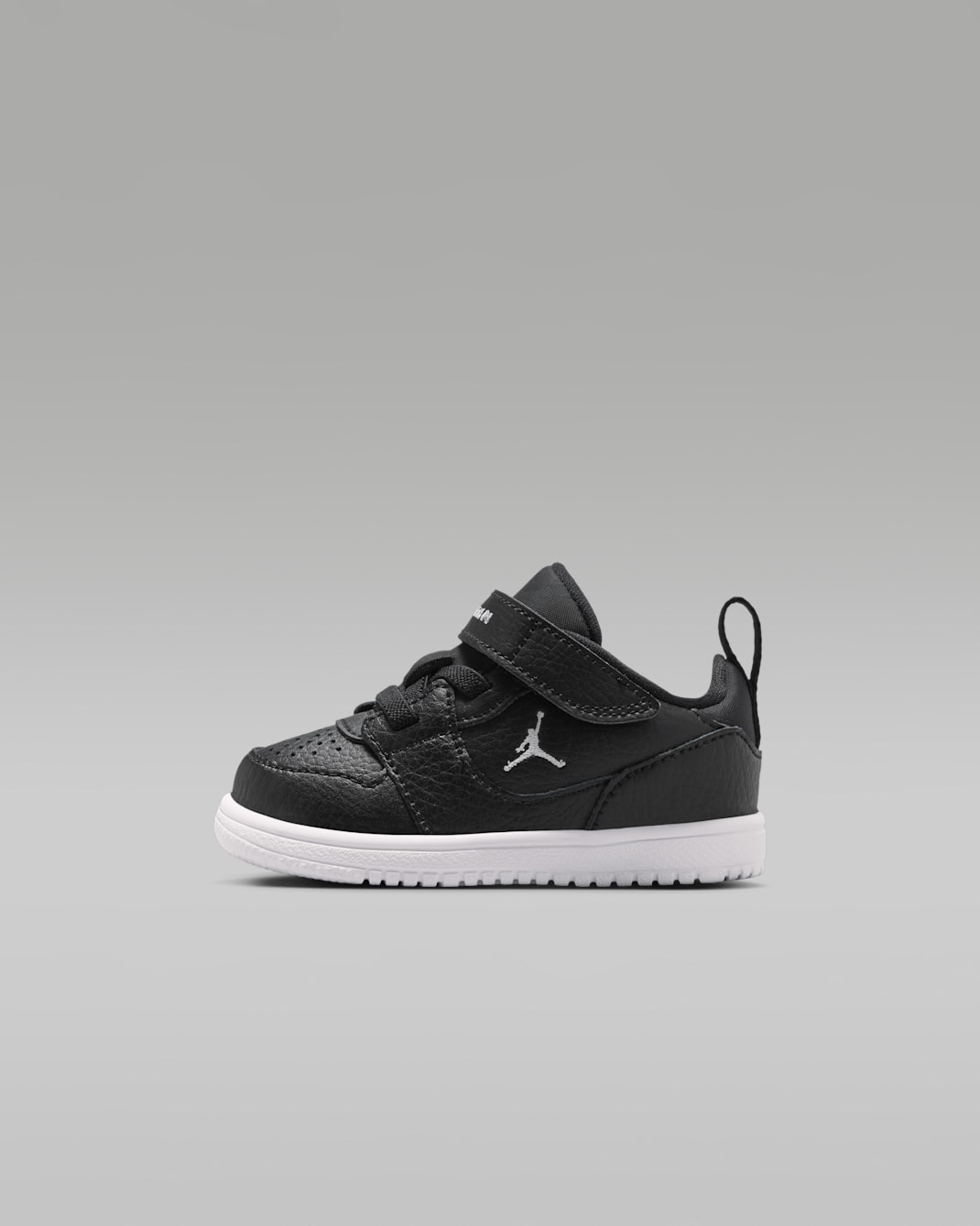 Jordan Court Connect Low Baby/Toddler Shoes - Black/White