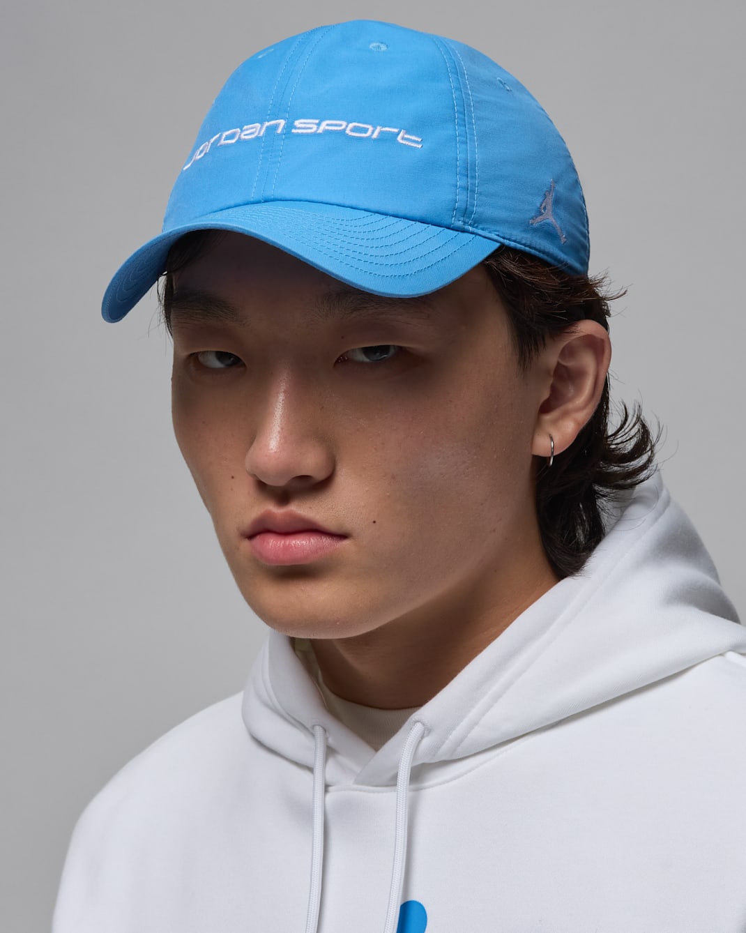 Jordan Club Unstructured Hat - Legend Blue/White