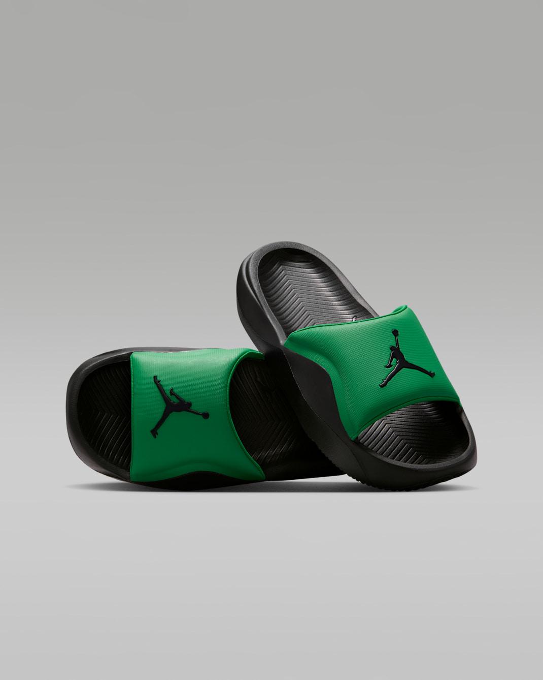 Jordan Franchise Big Kids' Slides - Lucky Green/Black
