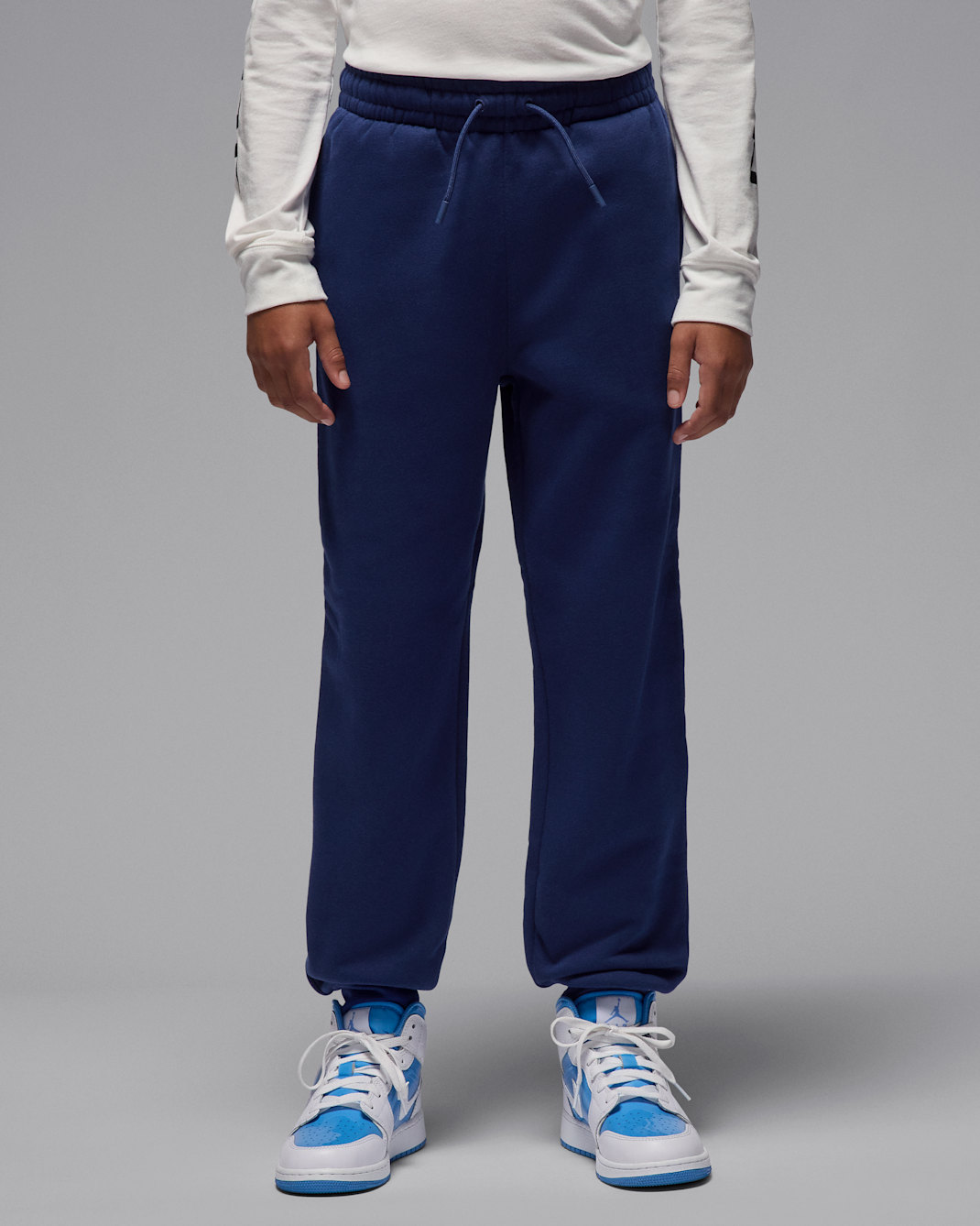 Jordan Brooklyn Fleece Big Kids' Pants - Blue Void