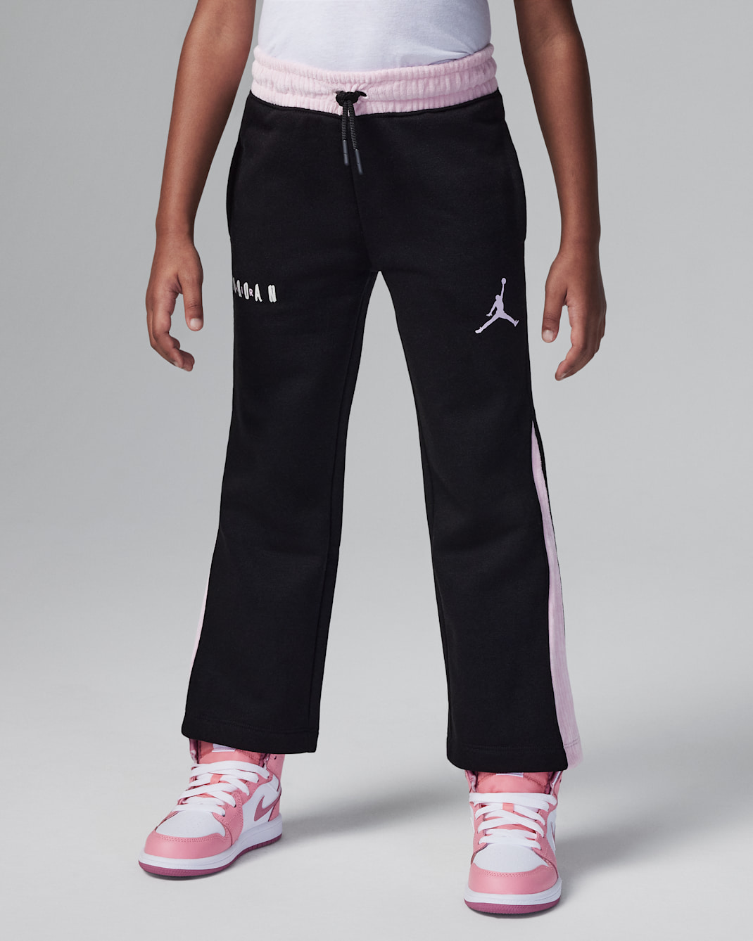 Jordan Soft Touch Mixed Fleece Pants Little Kids Pants - Black