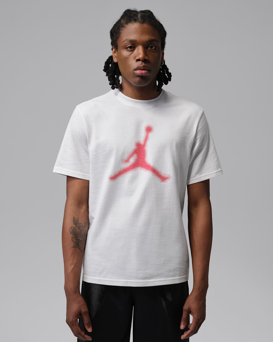 Jordan Sport Men's Dri-FIT Graphic T-Shirt - White/University Red