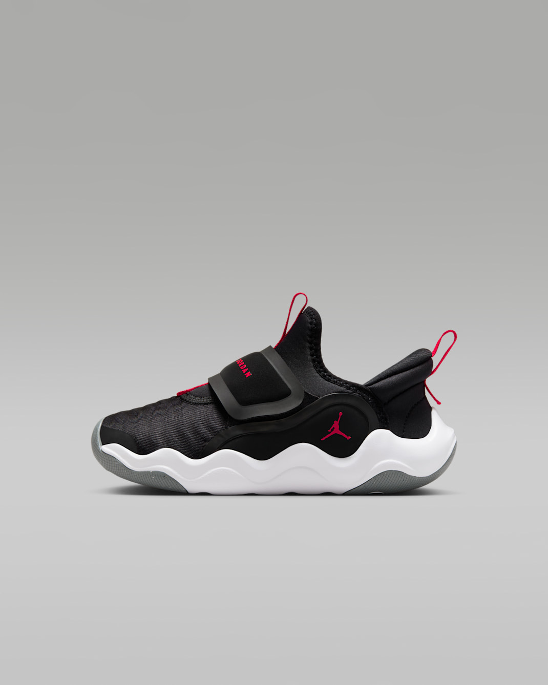 Tenis para niños de preescolar Jordan 23/7.2 EasyOn - Negro/Gris azulado/Blanco/Rojo universitario