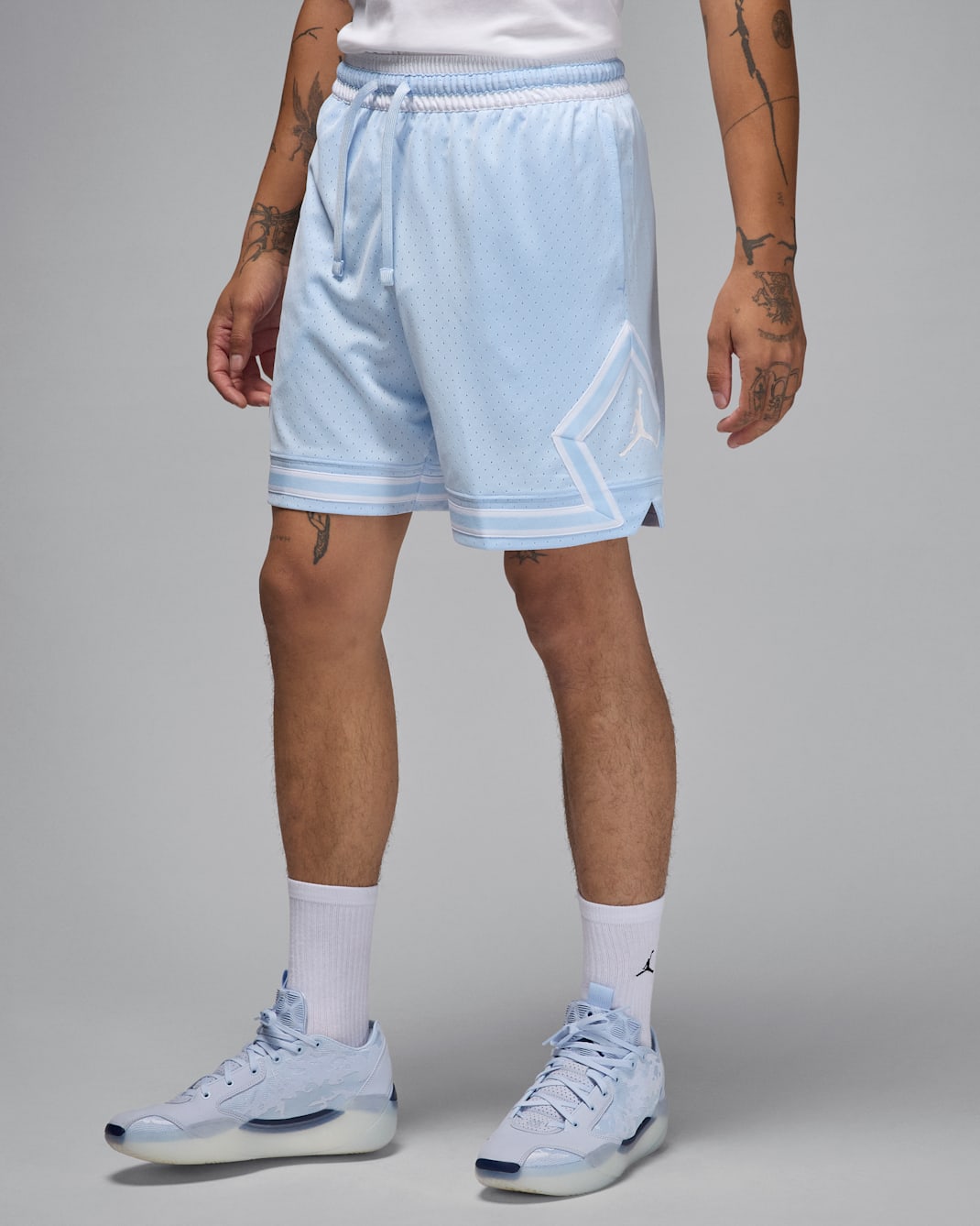 Jordan Sport Dri-FIT Diamond Mesh-Shorts (Herren) - Hydrogen Blue/Weiß/Weiß