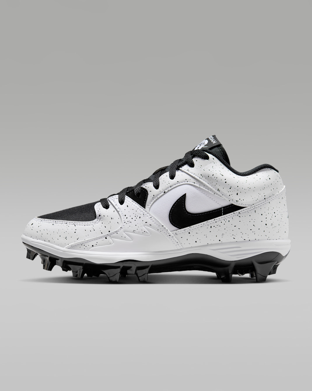 Tacos de fútbol americano Jordan Stadium 90 Low TD - Blanco/Negro/Negro