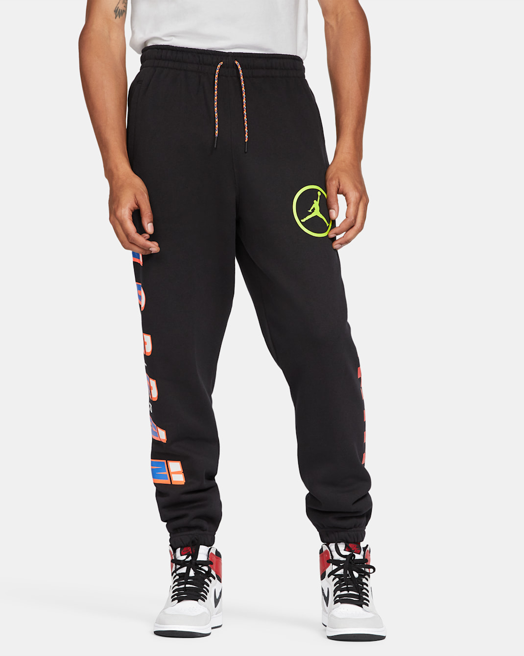 Jordan Sport DNA Men's Fleece Trousers - Black/Cyber