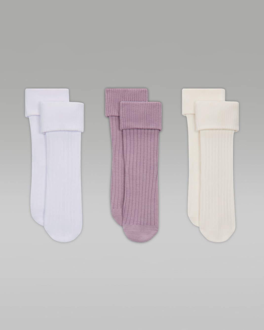 Jordan Kids' Foldover Micro Crew Socks (3 Pairs)