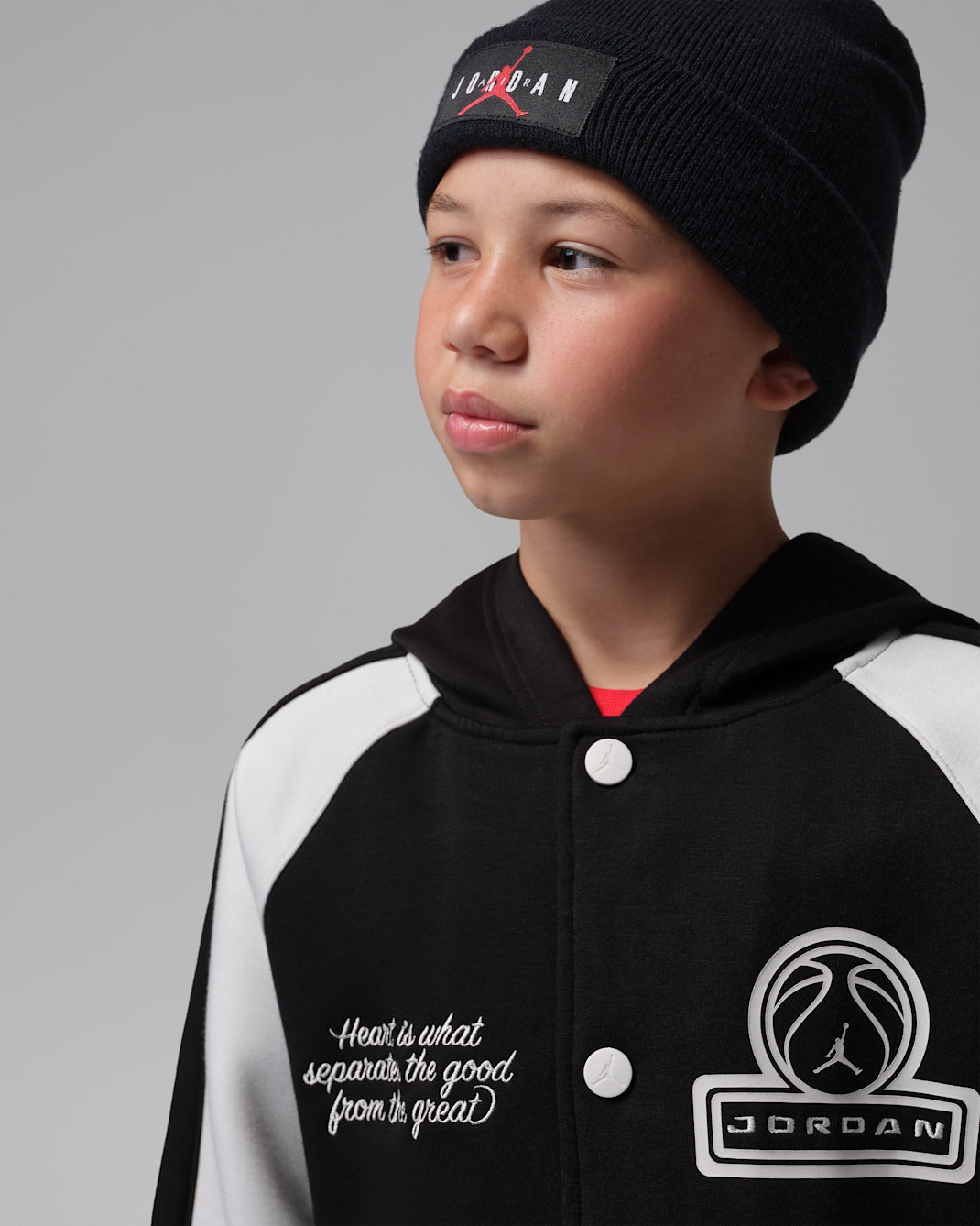 Jordan Big Kids' Knit Bomber Jacket