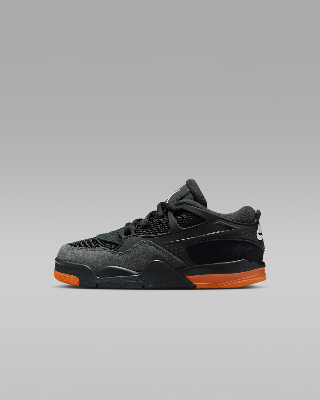 Jordan 4 RM Younger Kids' Shoes - Black/Anthracite/Starfish/White