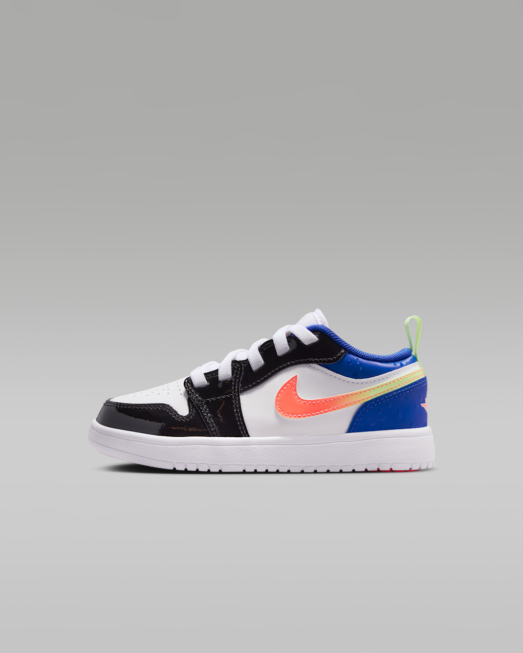 Jordan 1 Low Alt SE Little Kids' Shoes - White/Black/Game Royal/Bright Mango